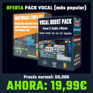 Oferta pack presets Vocales FL Studio 2x1 Coriprod 19,99€