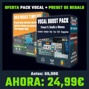 Oferta pack presets Vocales FL Studio 2x1 Coriprod