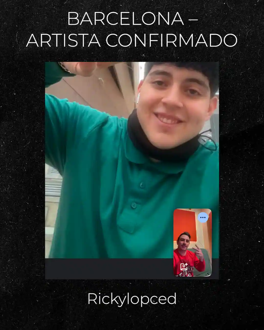 Artista Confirmado Coriprod Van Tour 2026 - Rickylopced
