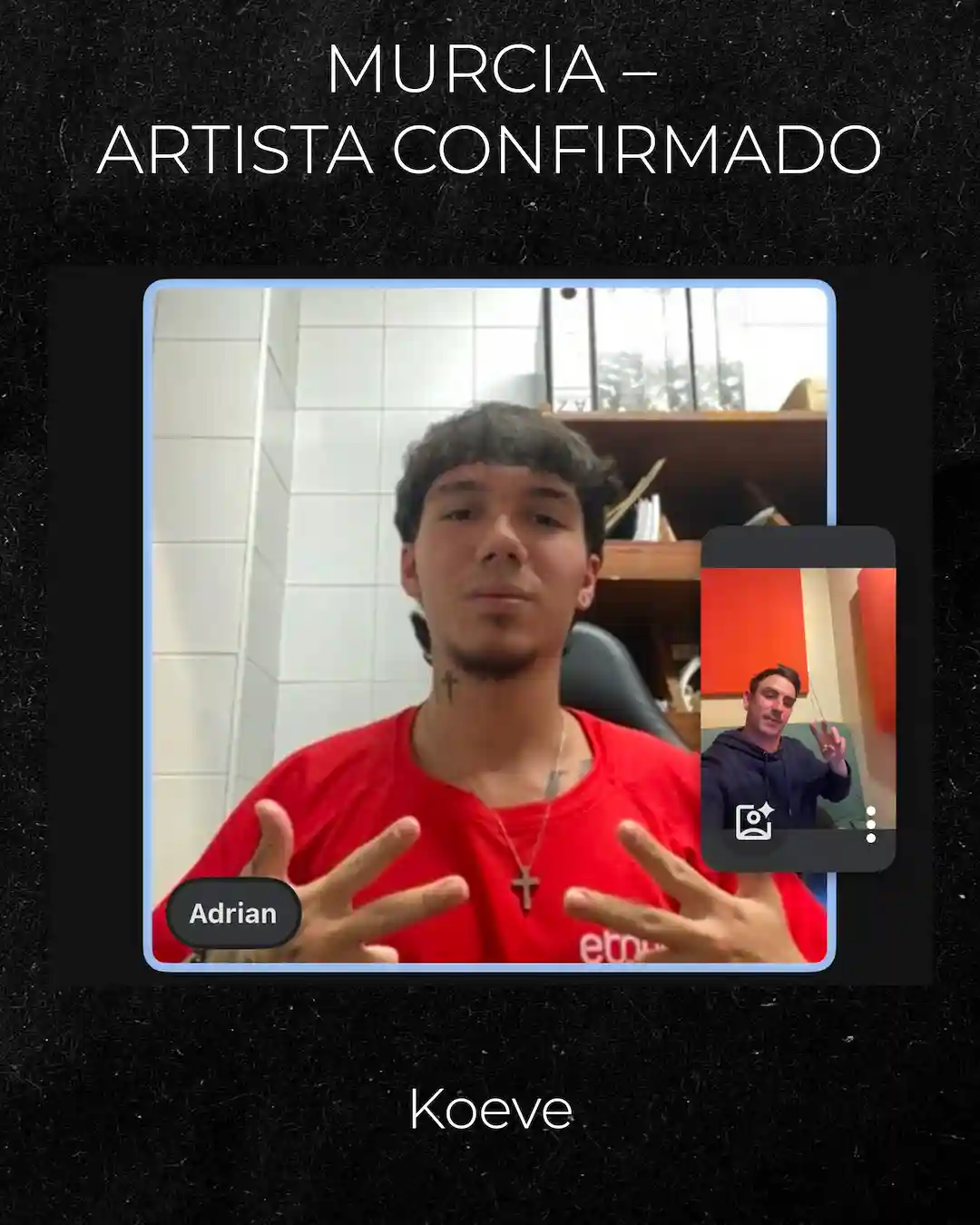 Artista Confirmado Coriprod Van Tour 2026 - KOEVE